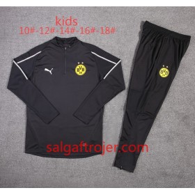 Borussia Dortmund Børn Sweatshirt Dragt Sort 2018-2019